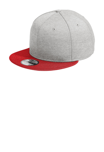 New Era ® Shadow Heather Striped Flat Bill Snapback Cap