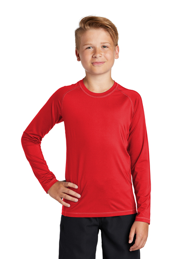 Sport-Tek ® Youth Long Sleeve Rashguard Tee