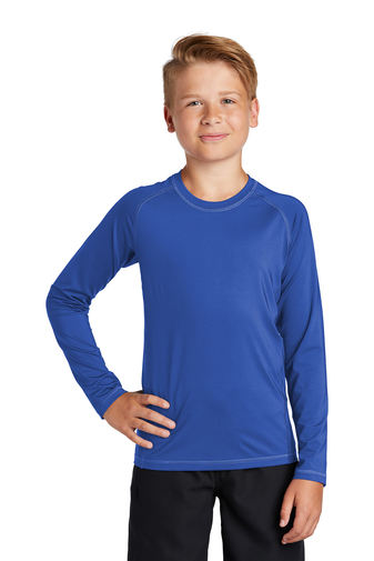Sport-Tek ® Youth Long Sleeve Rashguard Tee