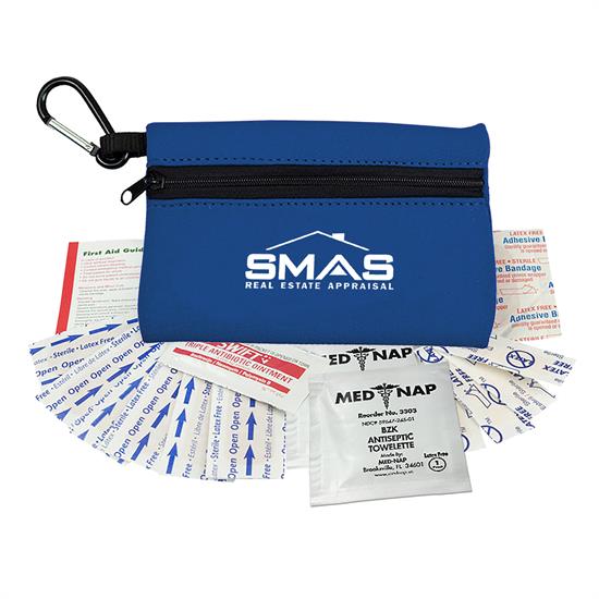 First Aid Kit Zipper Tote With Carabiner