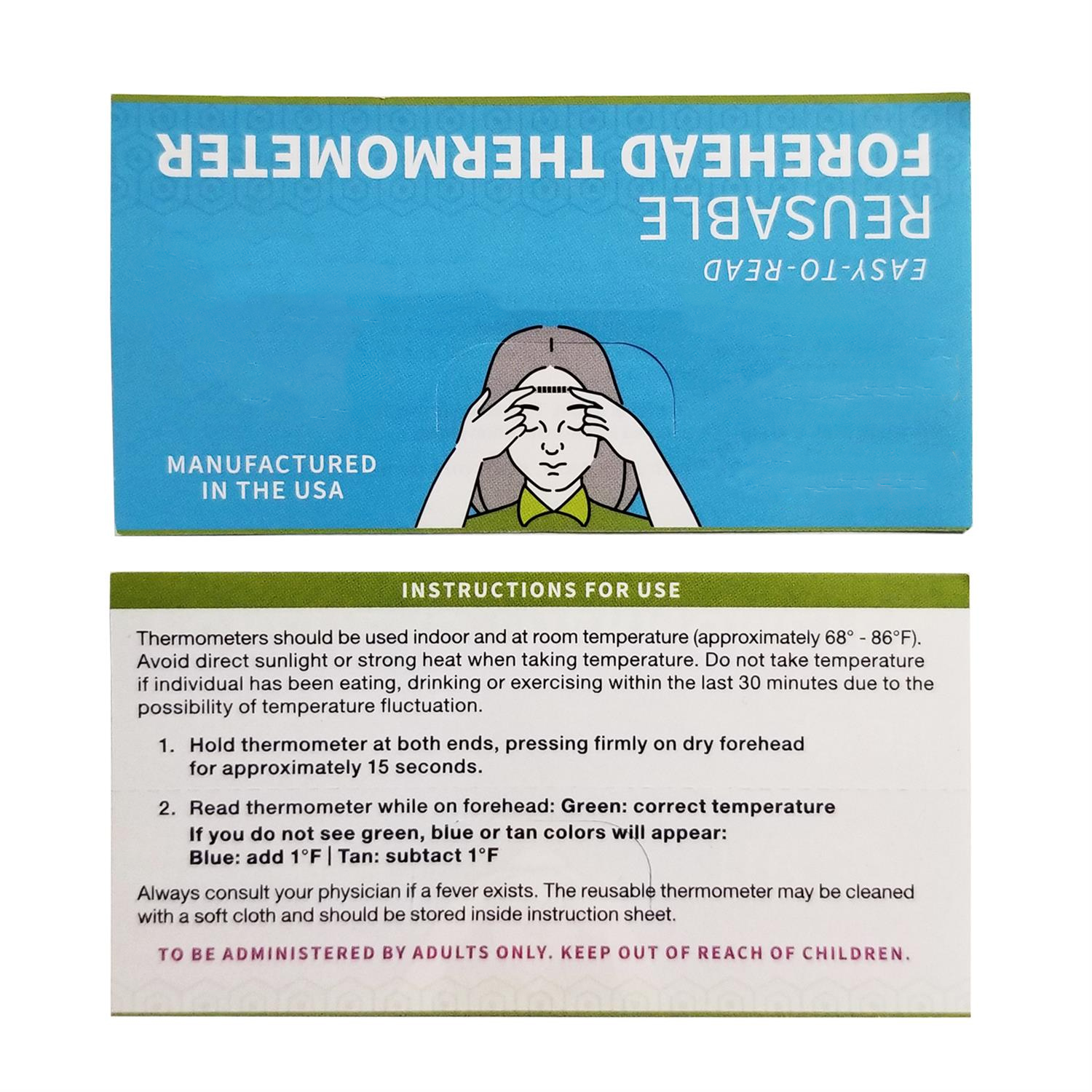 Forehead Thermometer Kit 3-pack