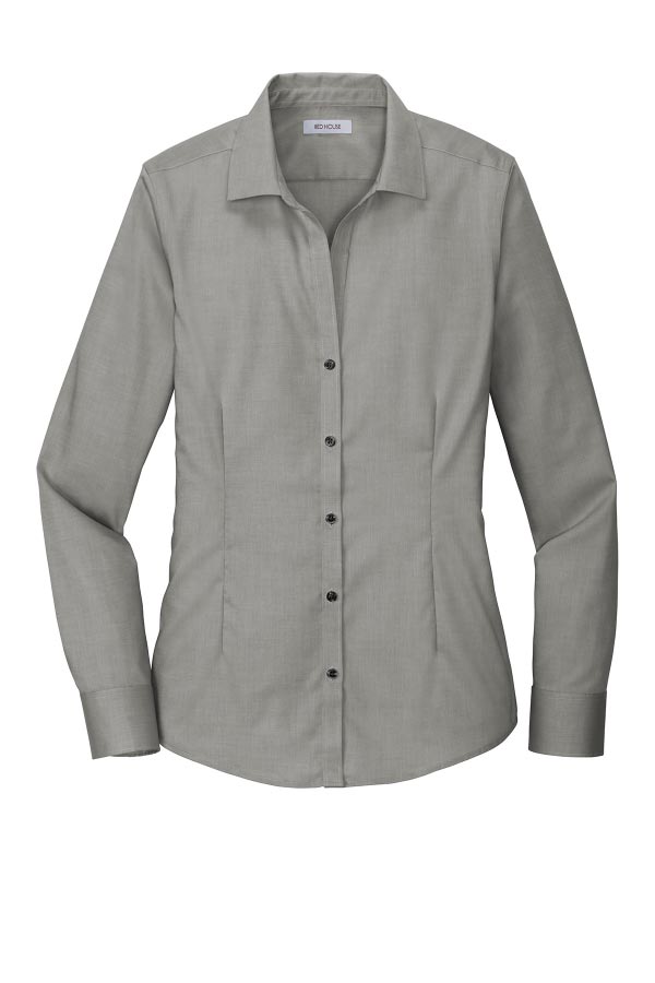 Red House® - Ladies Non-Iron Pinpoint Oxford Shirt