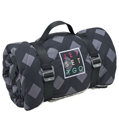 High Sierra Roll-Up Puffy Sherpa Blanket