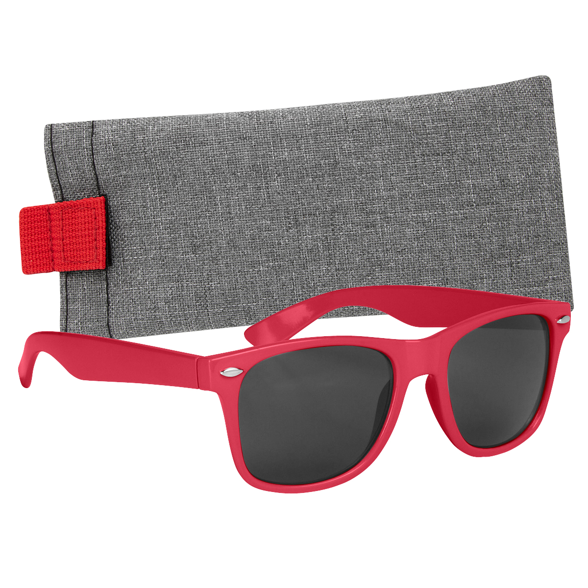 Malibu Sunglasses With Heathered Pouch