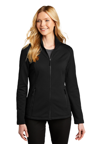 Port Authority® Ladies Grid Fleece Jacket