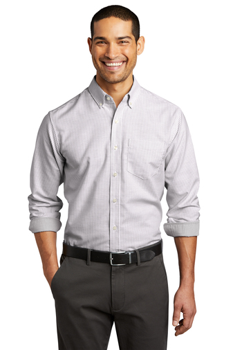 Port Autho Oxford Stripe Shirtrity® SuperPro™