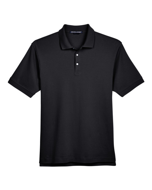 Devon & Jones Men's Solid Perfect Pima Interlock Polo