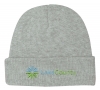 Knit Beanie With Cuff_Embroidered