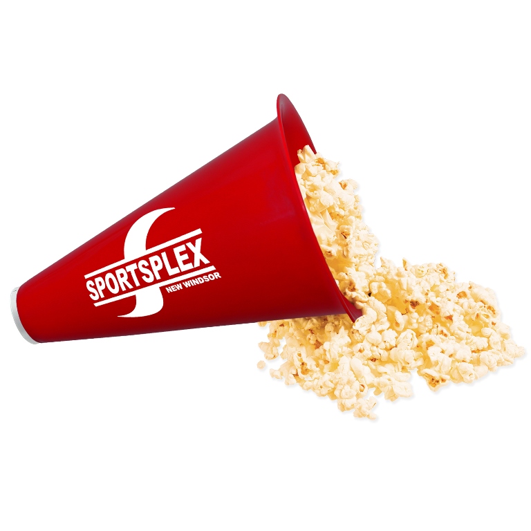 Megaphone with Popcorn Cap
