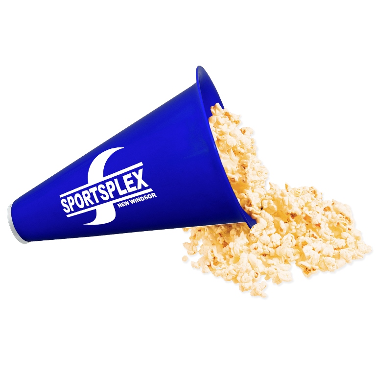 Megaphone with Popcorn Cap