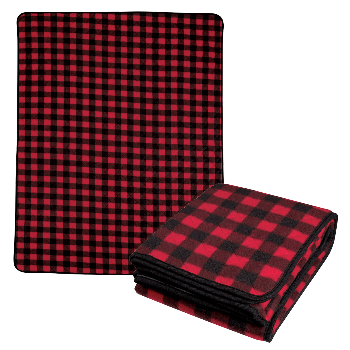 Northwoods Plaid Blanket_Embroidered