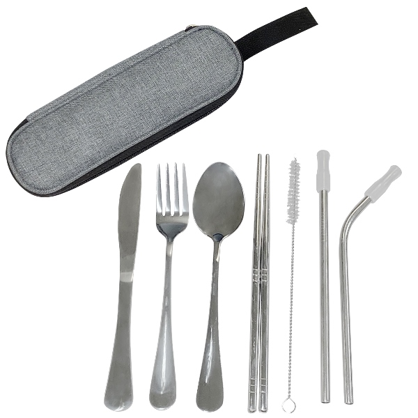 Stainless Steel Cutlery Set In Pouch