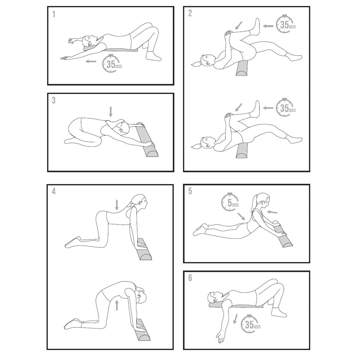 Half-Round Roam Exercise Roller