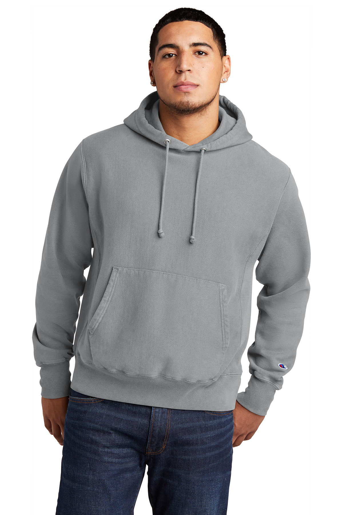 Champion ® Reverse Weave ® Garment-Dyed Hooded Sweatshirt