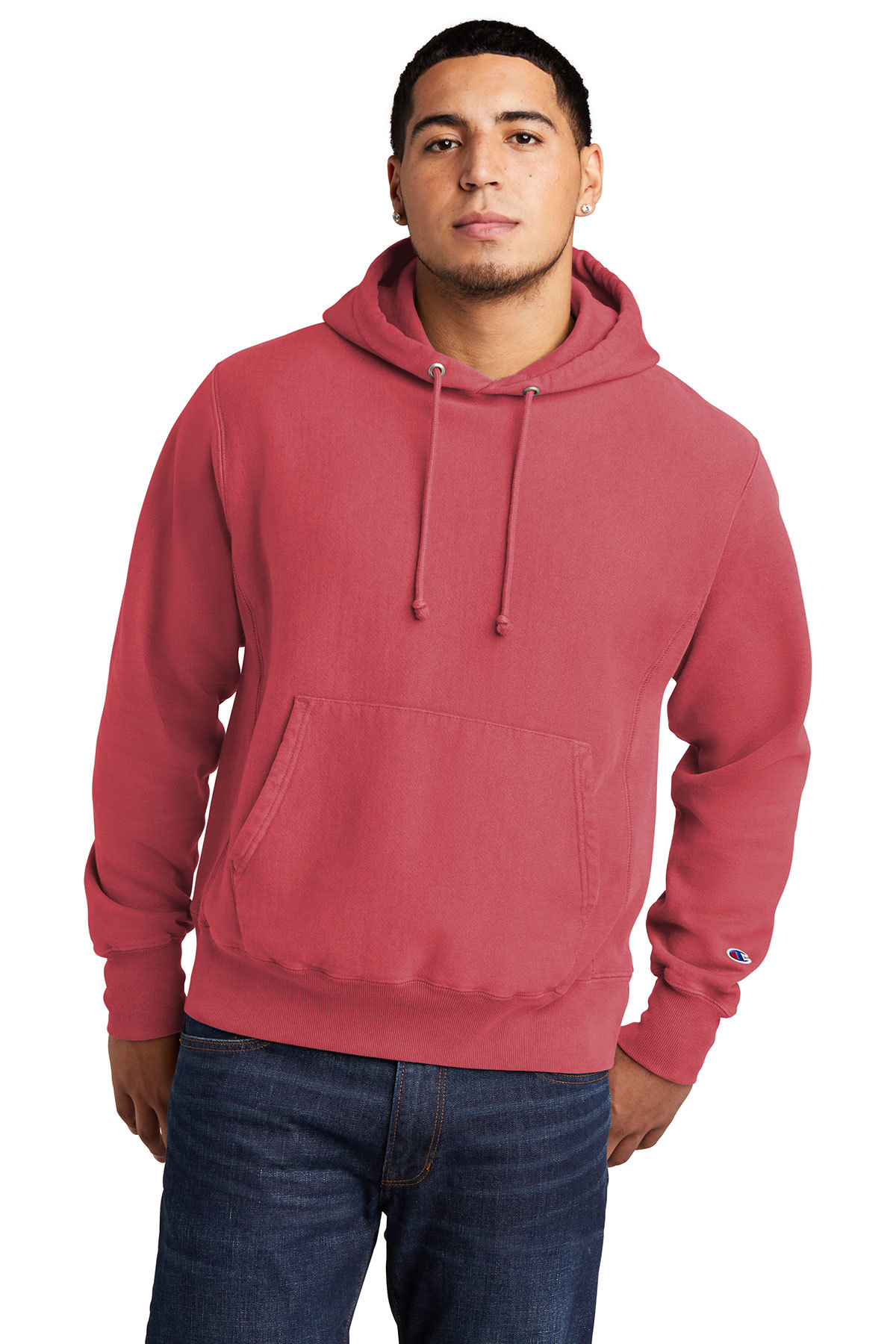 Champion ® Reverse Weave ® Garment-Dyed Hooded Sweatshirt