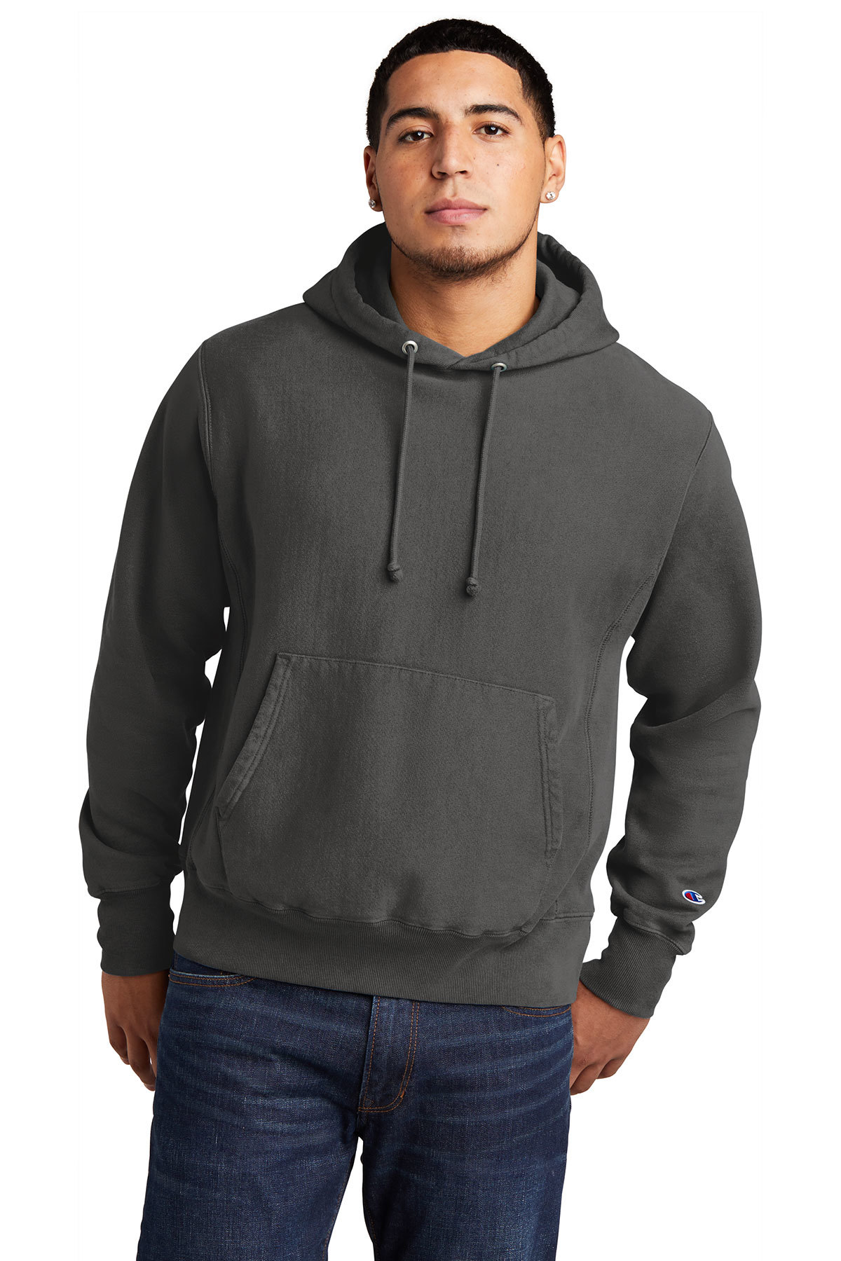 Champion ® Reverse Weave ® Garment-Dyed Hooded Sweatshirt