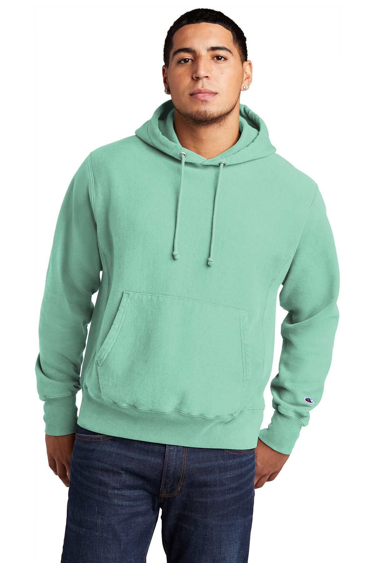 Champion ® Reverse Weave ® Garment-Dyed Hooded Sweatshirt