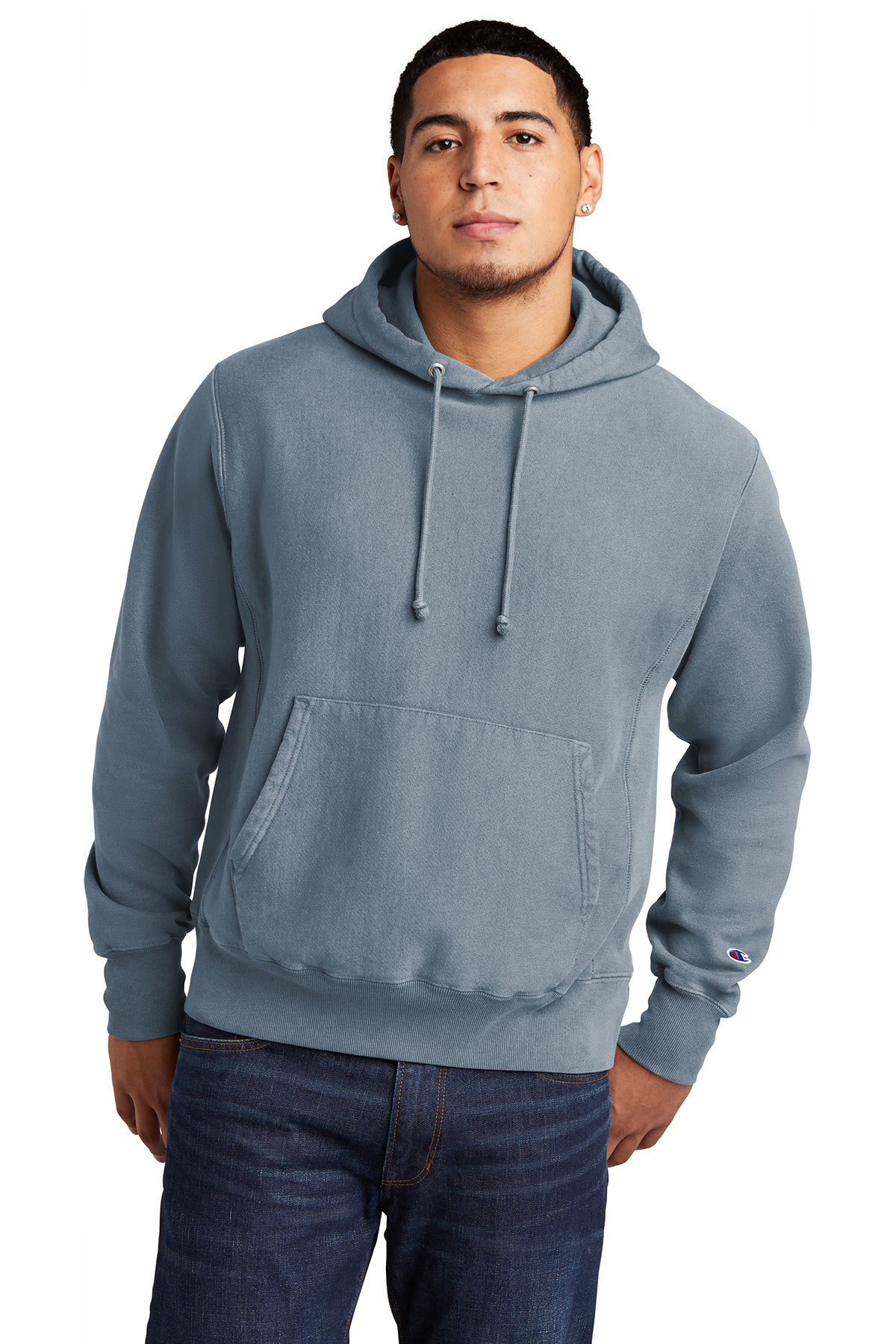 Champion ® Reverse Weave ® Garment-Dyed Hooded Sweatshirt