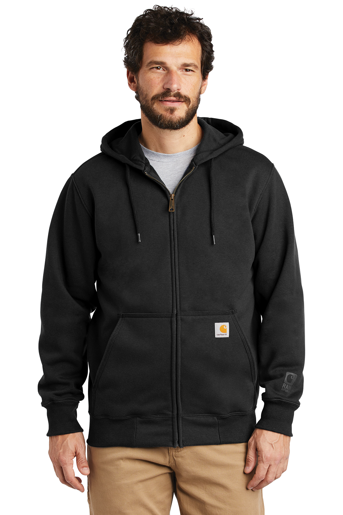 Paxton Heavyweight Hooded Zip-Front Sweatshirt