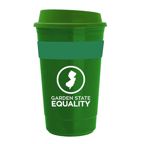 Traveler - 16 oz. Insulated Cup With Silicone Grip