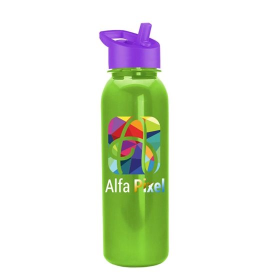 Terrain - 24 Oz. Metalike Bottle With Flip Straw Lid And Digital