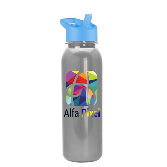 Terrain - 24 Oz. Metalike Bottle With Flip Straw Lid And Digital