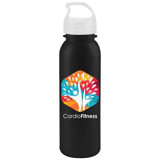 24oz Digital Metalike Bottle Crest Lid