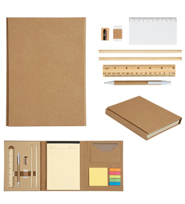 Eco-inspired Tri-fold Stationery Set