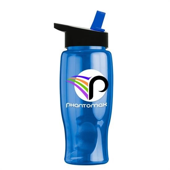 Poly-Pure - 27 oz. Bottle -Flip Straw Lid