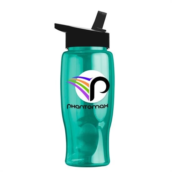 Poly-Pure - 27 oz. Bottle -Flip Straw Lid