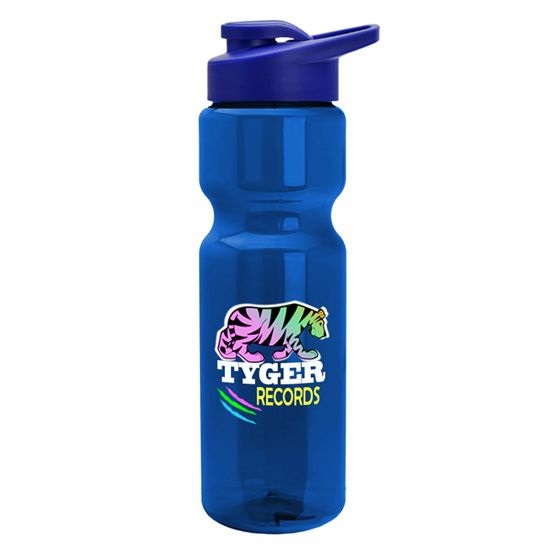 28 oz. Trans. Bottle With Snap Lid