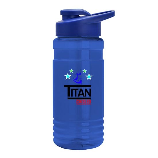 Digital 20 oz. Groove Sports Bottle - Snap Lid