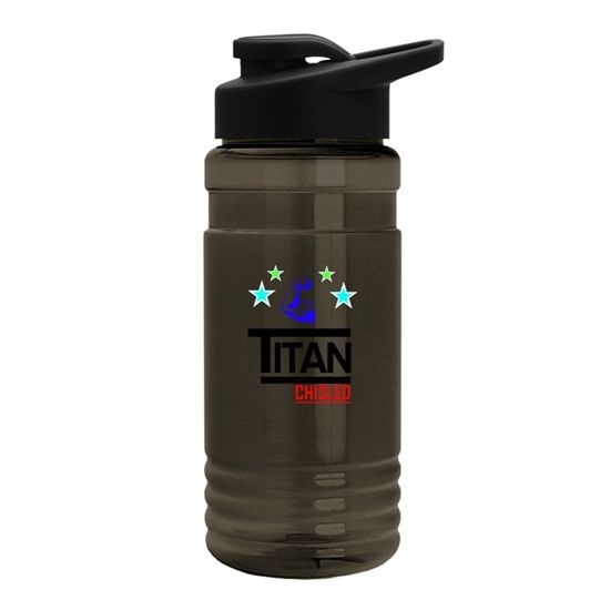 Digital 20 oz. Groove Sports Bottle - Snap Lid