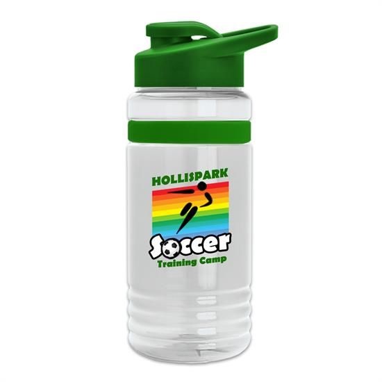 Digital 20 oz Stripe Bottle - Snap Lid