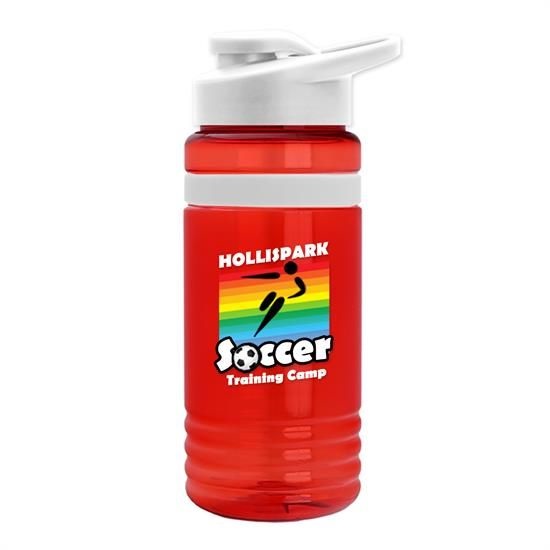 Digital 20 oz Stripe Bottle - Snap Lid