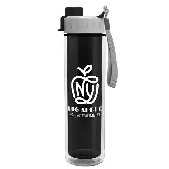 Slim Travel Tumbler 16 oz. Double Wall Insulated With Quick Snap