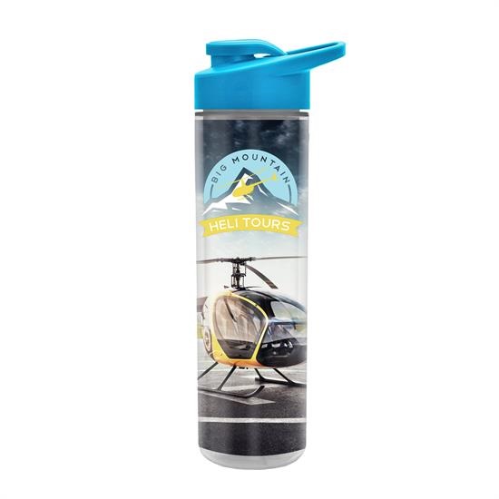 Full Color Wrap 16 oz. Insulated Bottle With Drink Thru Lid