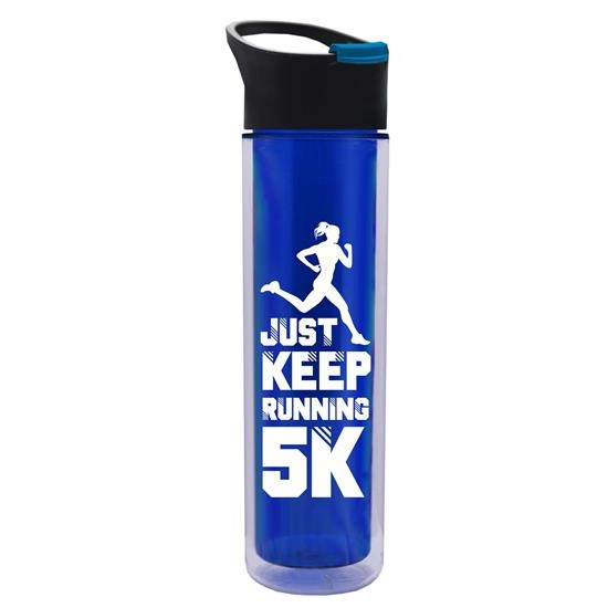 The Chiller 16 oz. Double Wall Insulated Bottle With Pop-Up Sip L