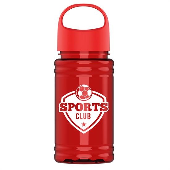 UpCycle Mini - 16 oz. RPET Bottle With Oval Crest Lid