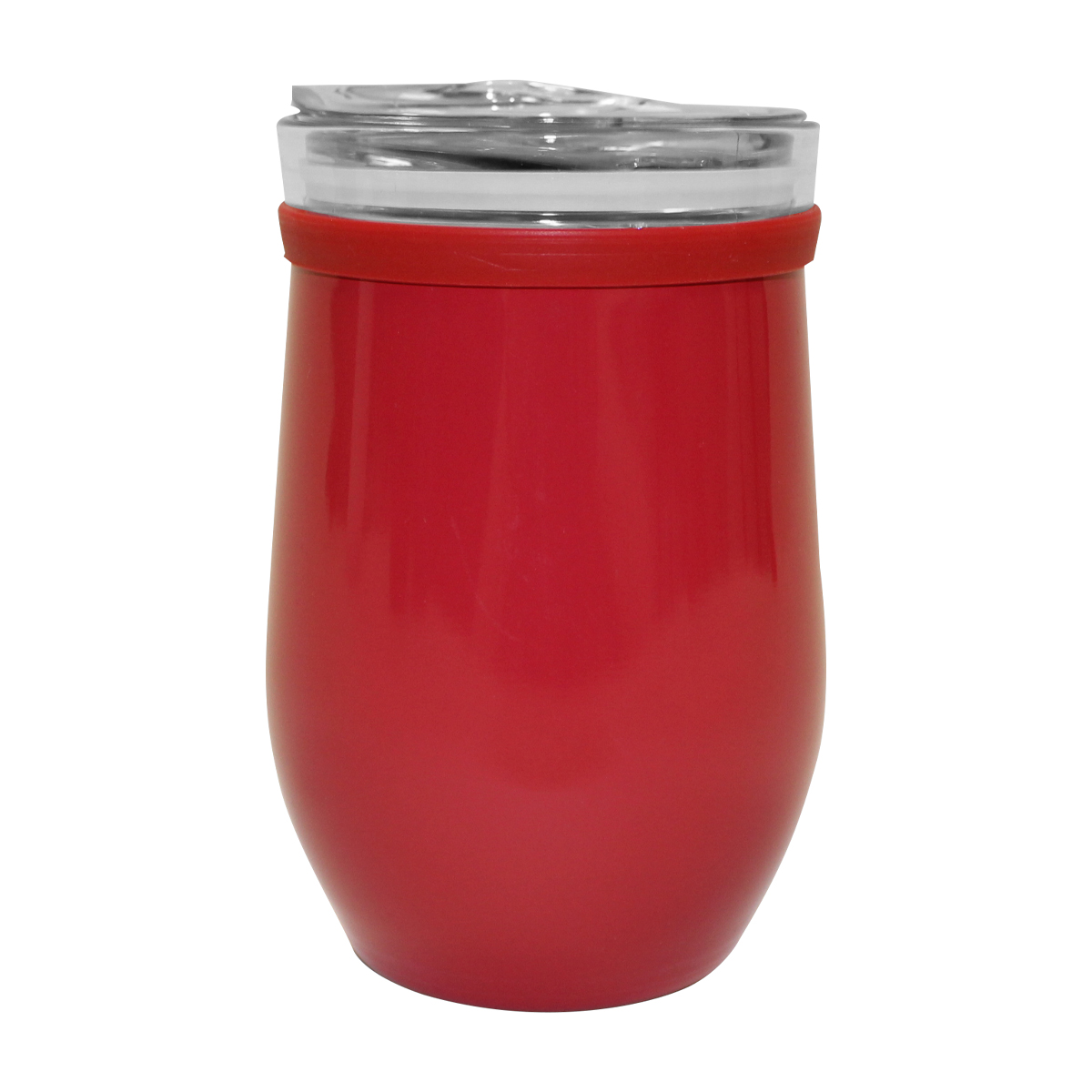 8 oz. Glass & Stainless Steel Wine Tumbler