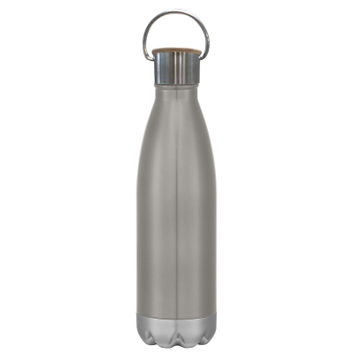 16 oz. Swiggy Stainless Steel Bottle With Bamboo Lid