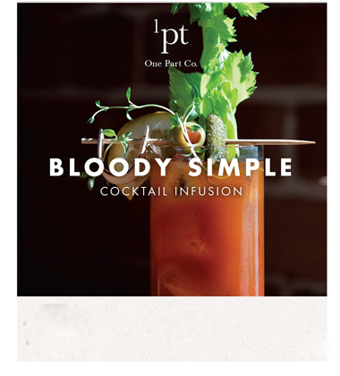 Bloody Simple Cocktail Infusion Drink Packet