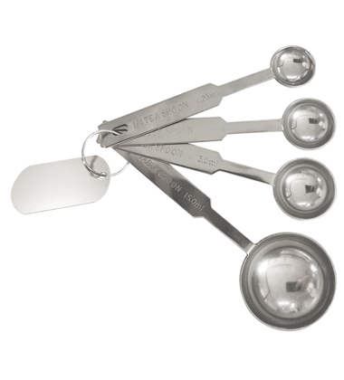 4-pc. Stainless Steel Measuring Spoons