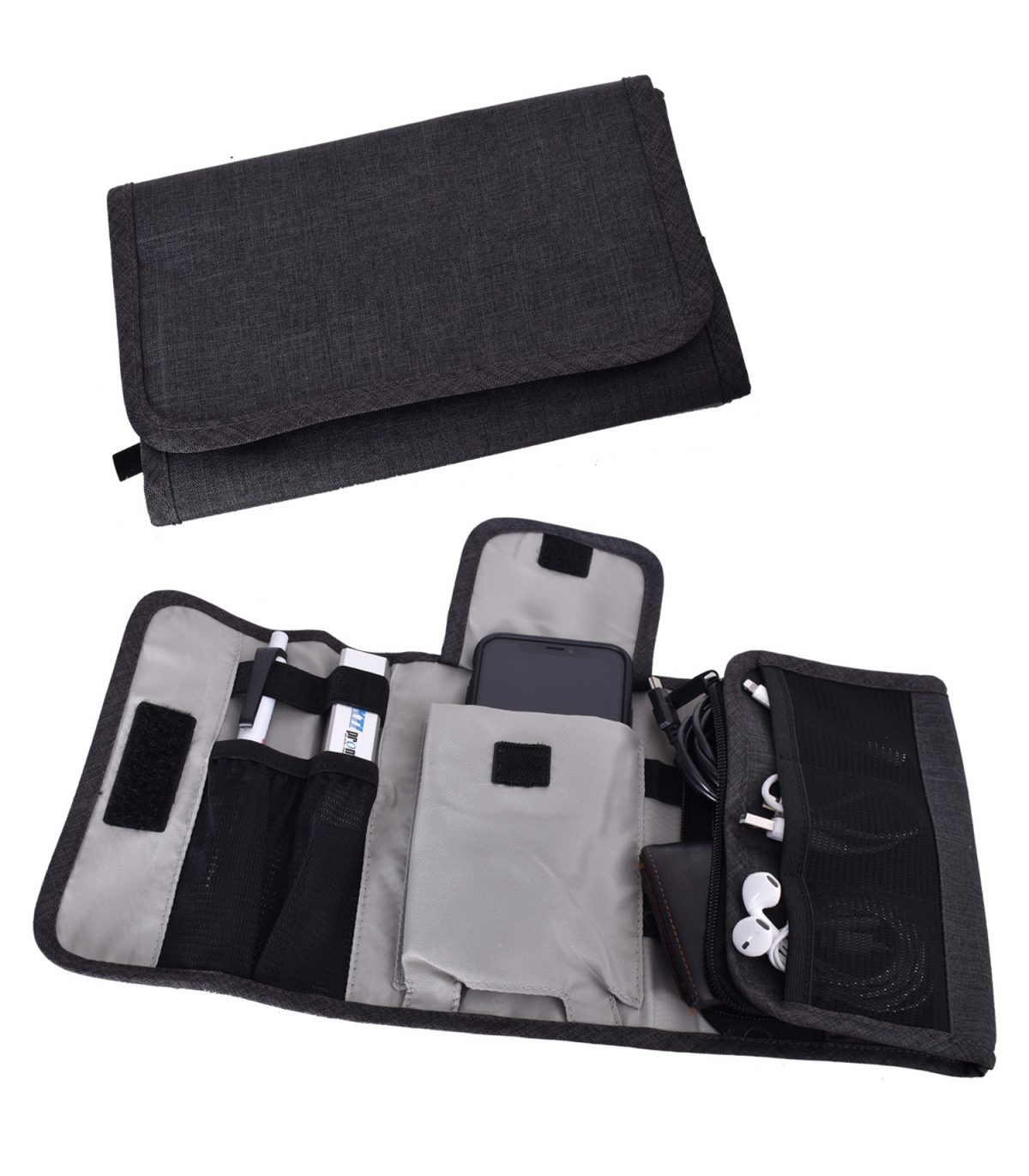 Folding Electronics Tech Organizer