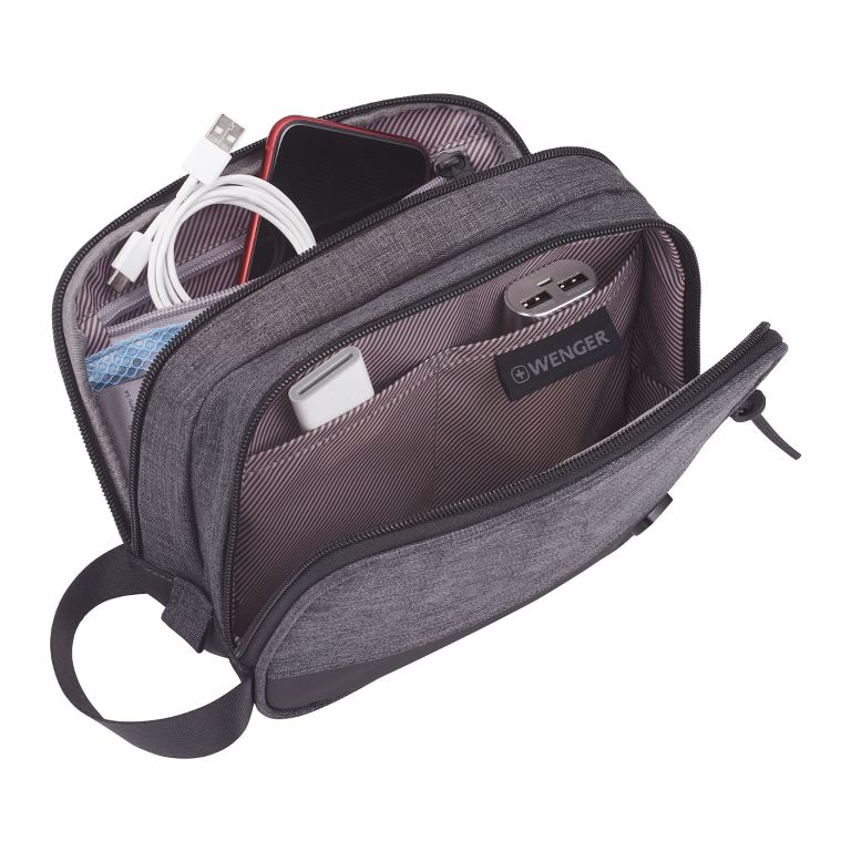 Wenger RPET Dual Compartment Dopp Kit