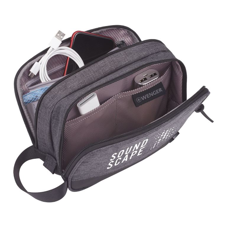Wenger RPET Dual Compartment Dopp Kit
