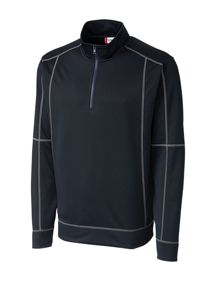 Clique Helsa Mens Half Zip Knit Pullover Sweatshirt