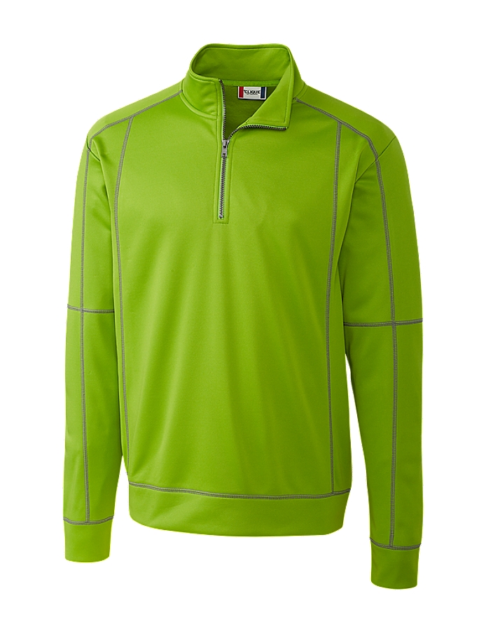 Clique Helsa Mens Half Zip Knit Pullover Sweatshirt