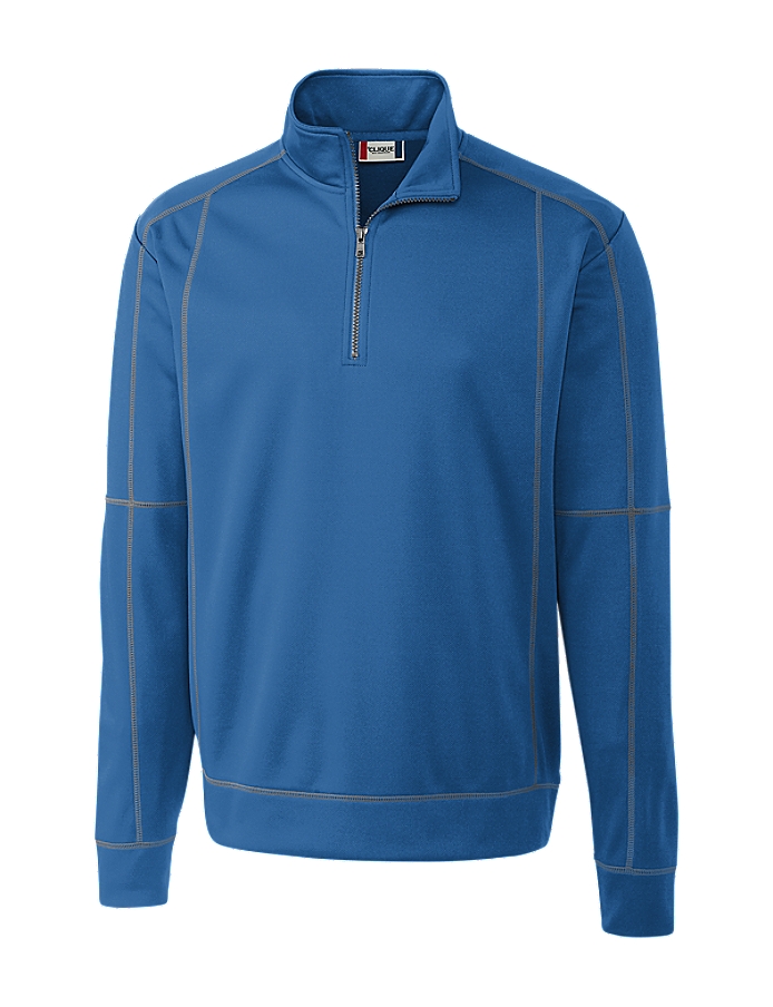 Clique Helsa Mens Half Zip Knit Pullover Sweatshirt