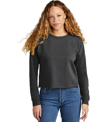 New Era® Ladies Tri-Blend Fleece Crop Crew